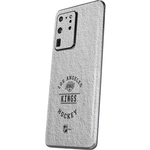 NHL Los Angeles Kings Black Text Galaxy S20 Ultra 5G Skin